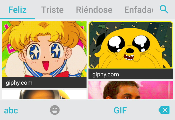Imagen - SwiftKey ya permite buscar GIFs en Android