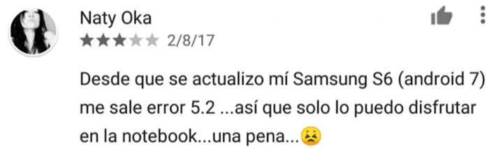 Imagen - Netflix muestra el &quot;error 5.2&quot; en algunos Samsung Galaxy con Android 7.0