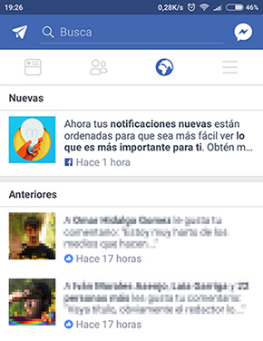 Imagen - La aplicación de Facebook separa las notificaciones nuevas de las que ya hemos visto
