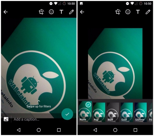Imagen - WhatsApp 2.17.297 beta cuenta con filtros para fotos