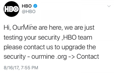 Imagen - Hackean las cuentas sociales de HBO
