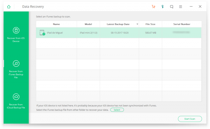 Imagen - Review: iSkysoft Toolbox - iOS Data Recovery, una herramienta para recuperar datos en iOS