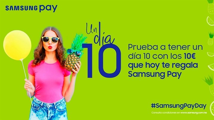 Imagen - Consigue 10 euros gratis al pagar con Samsung Pay el 31 de agosto