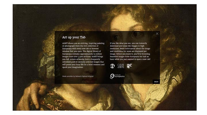 Imagen - Art Up Your Tab, la extensi&oacute;n de Firefox que te permite ver las obras de arte de Europeana