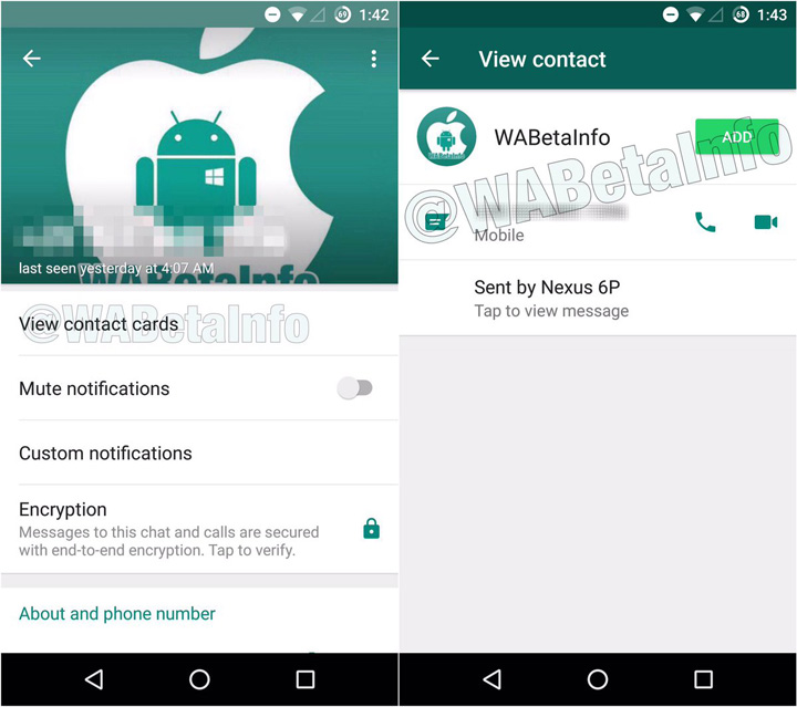 Imagen - WhatsApp añade más información en las tarjetas de números desconocidos