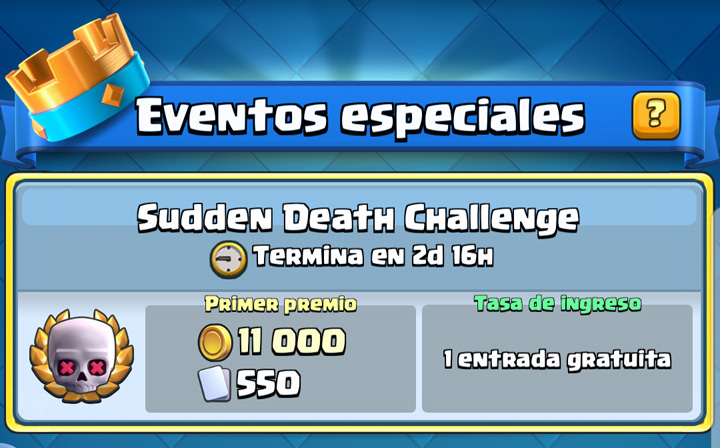 Imagen - &quot;Muerte Súbita&quot;, un nuevo desafío llega a Clash Royale
