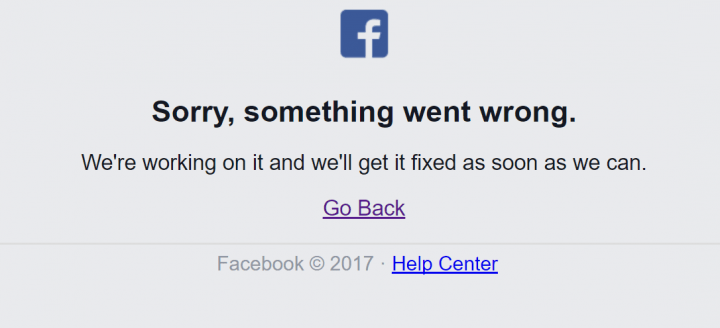 Imagen - Facebook tiene problemas y se encuentra inaccesible