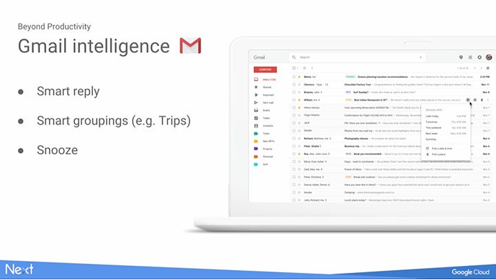 Imagen - Gmail permitirá posponer y agrupar emails de forma inteligente, y renovará su diseño web