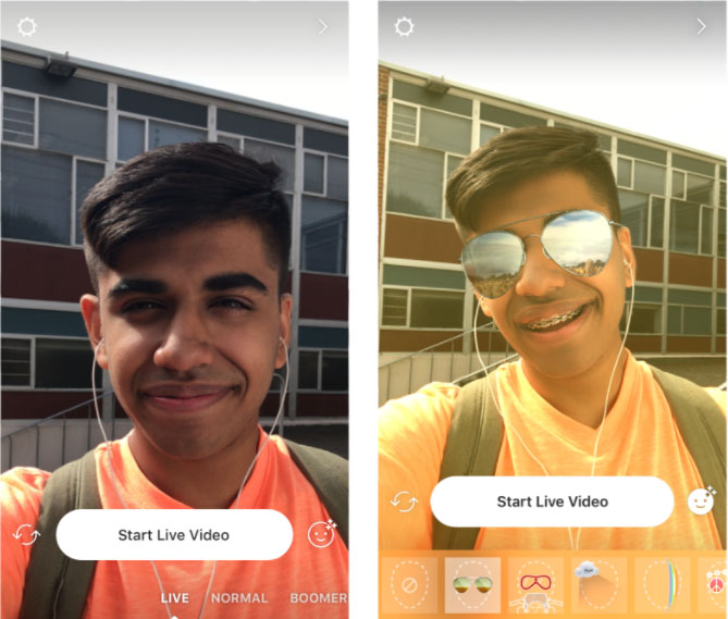 Imagen - Instagram ya soporta máscaras y filtros en los vídeos en directo