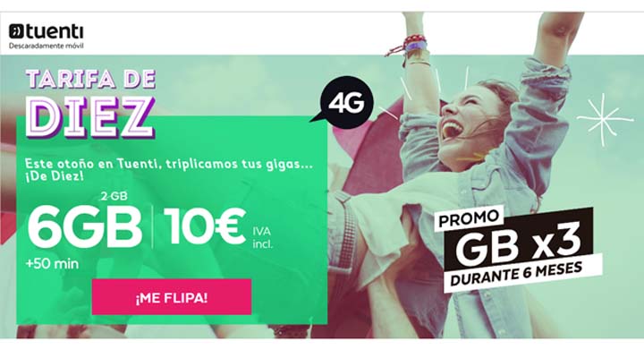 Imagen - Tuenti lanza 6GB por 10 euros