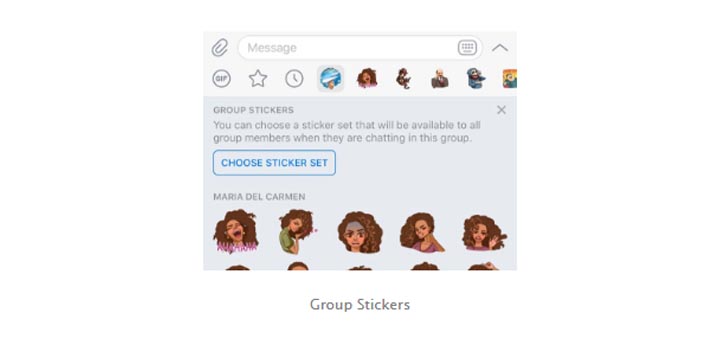 Imagen - Telegram 4.3 a&ntilde;ade stickers propios para los grupos y mejora las respuestas