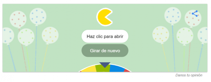Imagen - Google lanza un Doodle de una ruleta por su 19 cumplea&ntilde;os