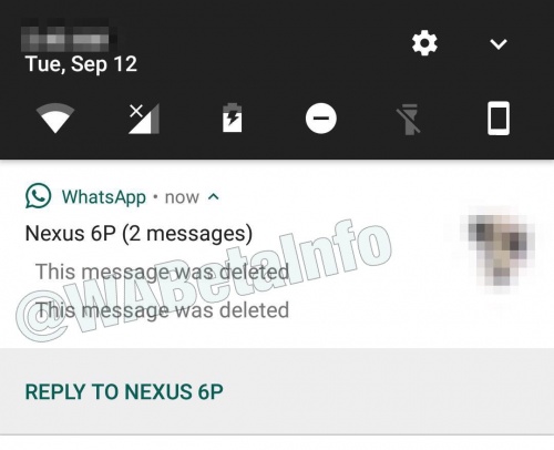 Imagen - WhatsApp ultima la función de eliminar mensajes para todos