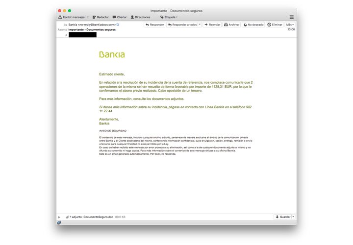 Imagen - Cuidado al activar los macros en Word: un troyano bancario usa Bankia como phishing