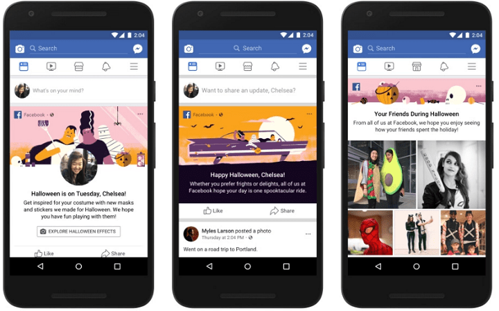 Imagen - Facebook y Messenger lanzan fondos, máscaras y un juego por Halloween