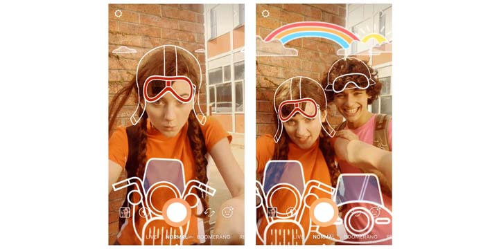 Imagen - Nuevos filtros en Instagram: un rayo de luz y una motocicleta