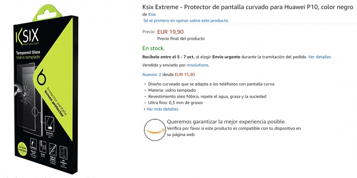 Imagen - 7 protectores de pantalla para el Huawei P10