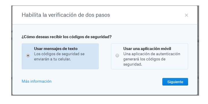 Imagen - Asegura tu cuenta de Dropbox con la verificación en dos pasos