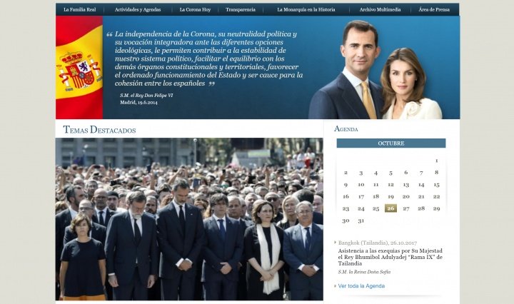 Imagen - Anonymous ataca la web de la Casa Real