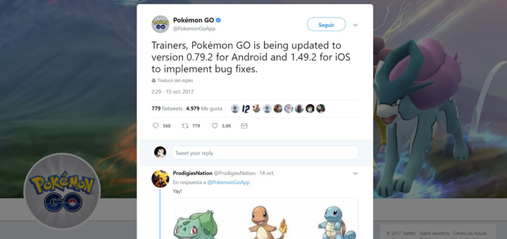 Imagen - Pokemon Go se actualiza para iOS y Android con correcciones de errores