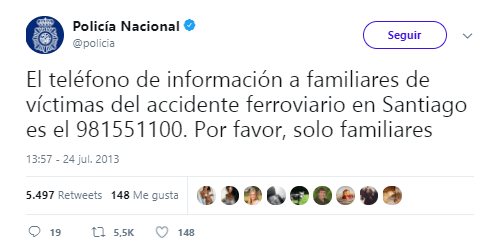 Imagen - La Policía Nacional alcanza los 3 millones de seguidores en Twitter