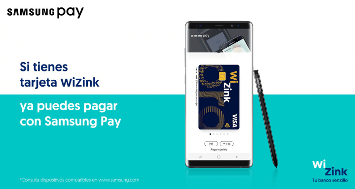Imagen - Samsung Pay ya está disponible para los clientes de WiZink