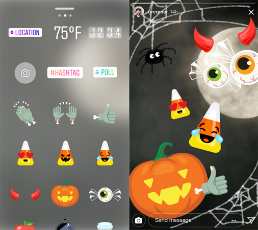 Imagen - Instagram lanza máscaras y stickers para Halloween