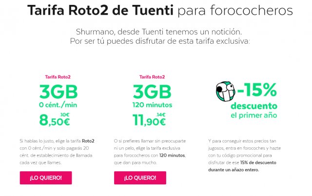 Imagen - Tuenti lanza nuevas tarifas junto a Forocoches, con invitación incluida