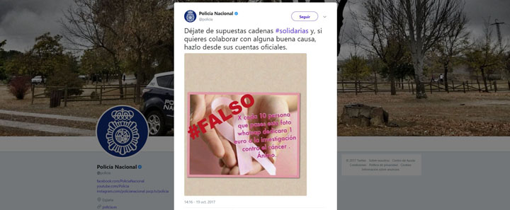 Imagen - Cuidado con la foto de WhatsApp que dedicará 1 euro a la investigación contra el cáncer