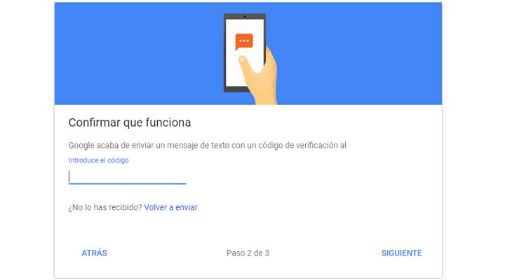 Imagen - Cómo activar la verificación en dos pasos en Gmail