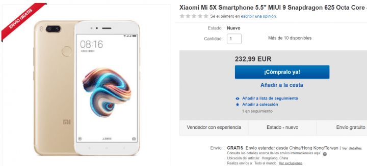 Imagen - D&oacute;nde comprar el Xiaomi Mi 5X