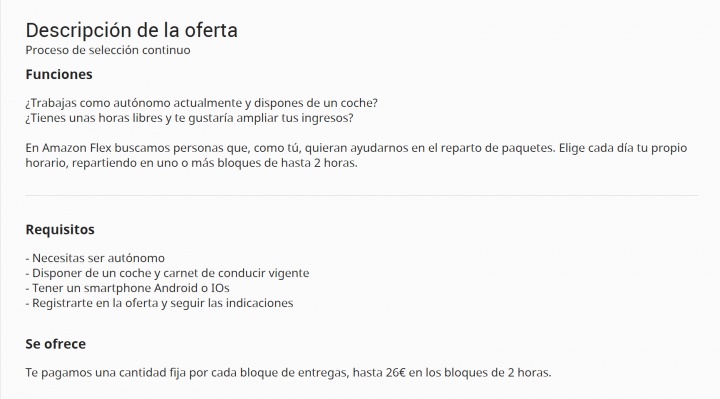 Imagen - Amazon Flex llega a España: gana dinero repartiendo paquetes en Madrid o Valencia