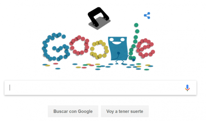 Imagen - La Historia de la perforadora de papel protagoniza el Doodle de Google hoy