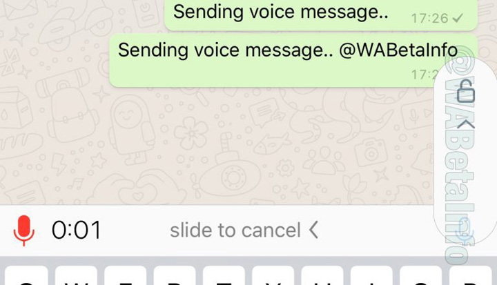 Imagen - WhatsApp permitirá grabar audios sin mantener pulsada la pantalla