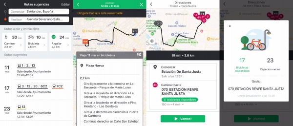 Imagen - Moovit a&ntilde;ade la bicicleta a sus rutas de transporte urbano