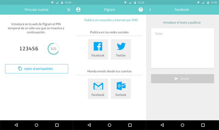 Imagen - Pigram, el servicio de Telef&oacute;nica para publicar en redes sociales sin conexi&oacute;n a Internet