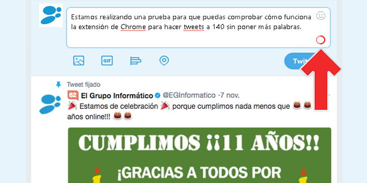 Imagen - C&oacute;mo evitar sobrepasar los 140 caracteres en el Twitter de 280