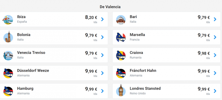 Imagen - Ryanair ofrece 500.000 billetes desde 7 euros por el Black Friday