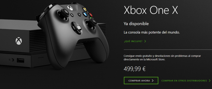 Imagen - Xbox One X ya está a la venta en España