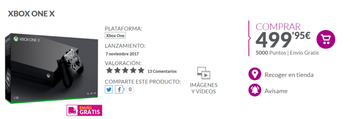 Imagen - Dónde comprar la Xbox One X