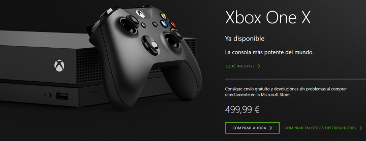 Imagen - Dónde comprar la Xbox One X
