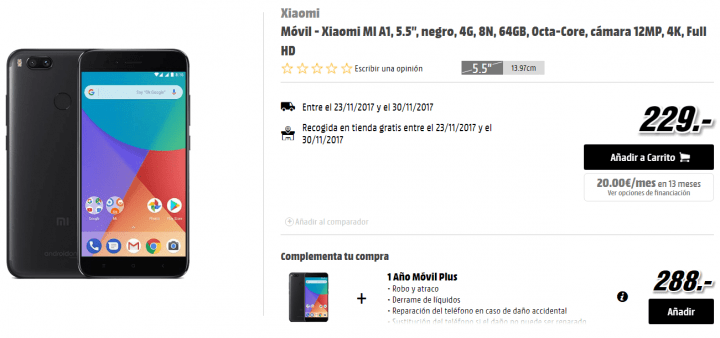 Imagen - Dónde comprar el Xiaomi Mi A1