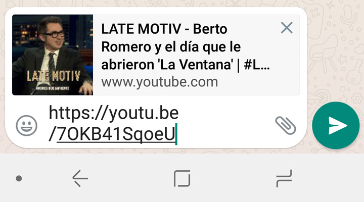 Imagen - WhatsApp ya permite ver v&iacute;deos de YouTube dentro de las conversaciones