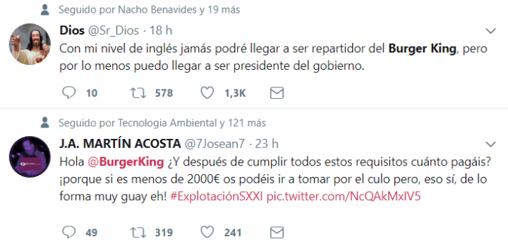 Imagen - La oferta de trabajo de Burger King se vuelve viral