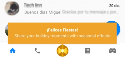 Imagen - Facebook Messenger lanza nuevos efectos de cámara por Navidad