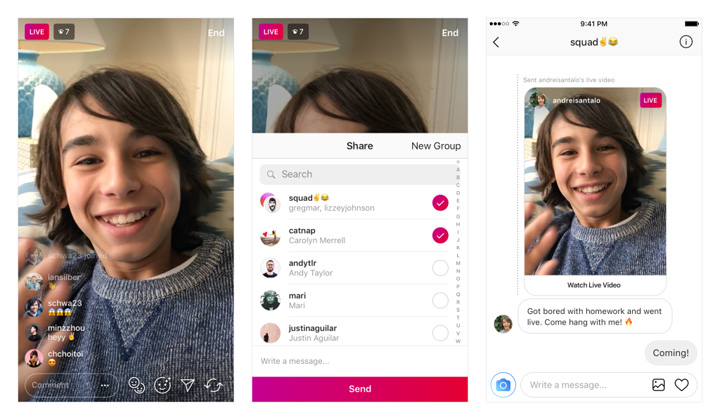 Imagen - Instagram ya permite enviar directos por privado