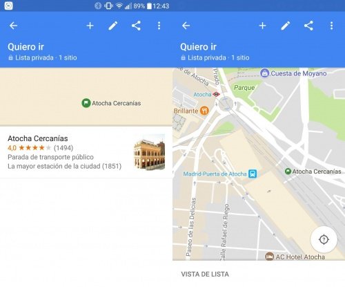 Imagen - Las listas de Google Maps llegan a ordenadores