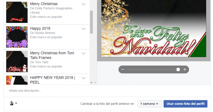 Imagen - C&oacute;mo poner un marco navide&ntilde;o a tu foto de perfil de Facebook
