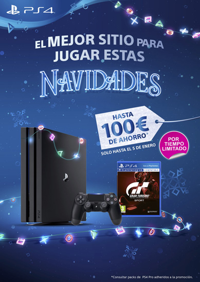 Imagen - Oferta: PlayStation 4 Pro con Gran Turismo Sport por 349 euros