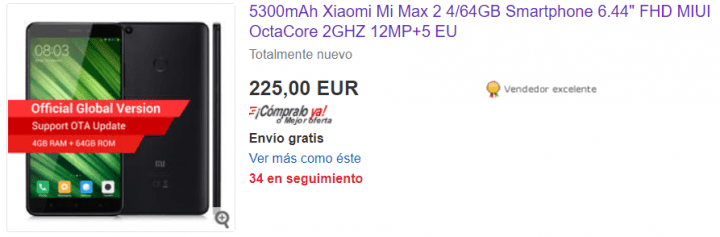 Imagen - 7 tiendas dónde comprar el Xiaomi Mi Max 2